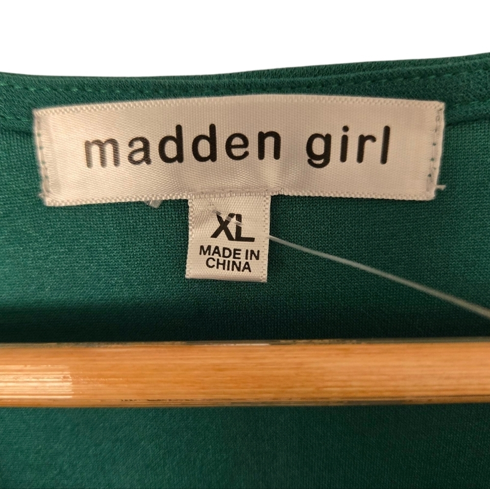 Madden Girl Teal Sleeveless Jumpsuit Size XL - Picture 3 of 3
